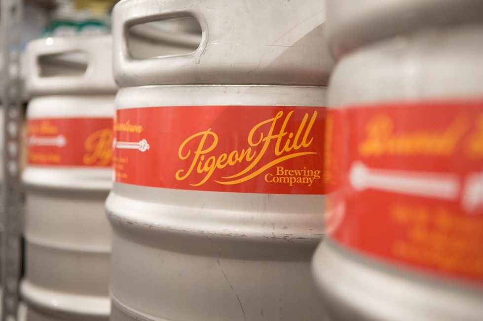 Kegs at Pigeon Hill